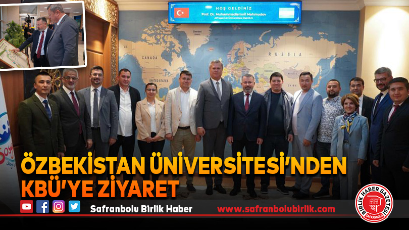 Özbekistan Üniversitesi’nden KBÜ’ye ziyaret