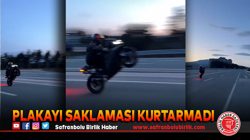 Plakayı saklaması kurtarmadı