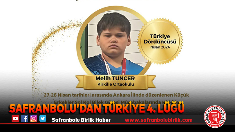 Safranbolu’dan Türkiye 4. lüğü
