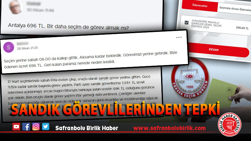 Sandık Görevlilerinden Tepki