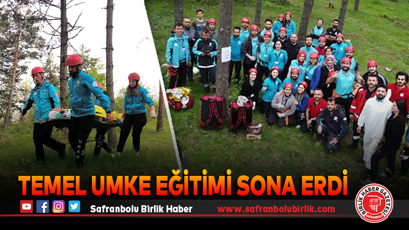 Temel UMKE eğitimi sona erdi