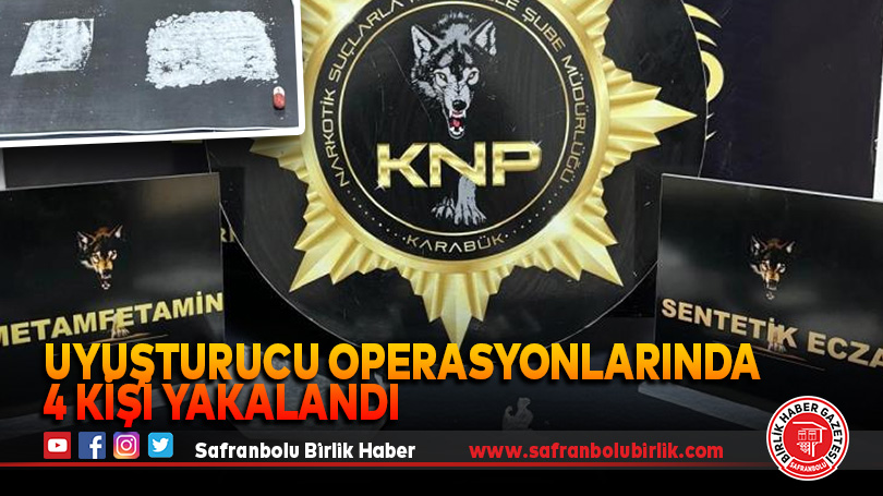 Uyuşturucu operasyonlarında 4 kişi yakalandı