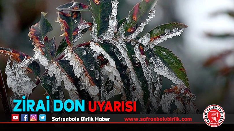 Zirai Don Uyarısı