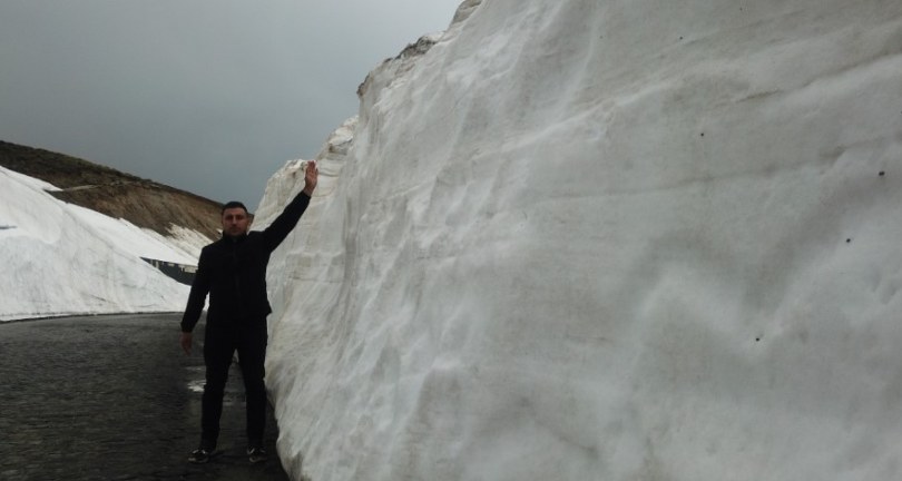Nemrut’ta Mayıs’ta bile kar kalınlığı 5 metreyi buluyor