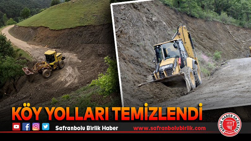 Karabük’te Köy yolları temizlendi