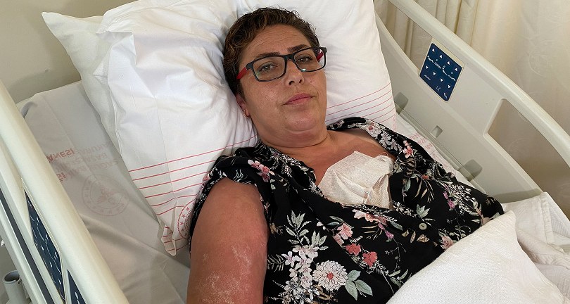 Düdüklü tencere bomba gibi patladı