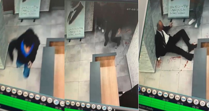 Öğrencisi tarafından öldürülen Okul müdürünün son görüntüleri ortaya çıktı