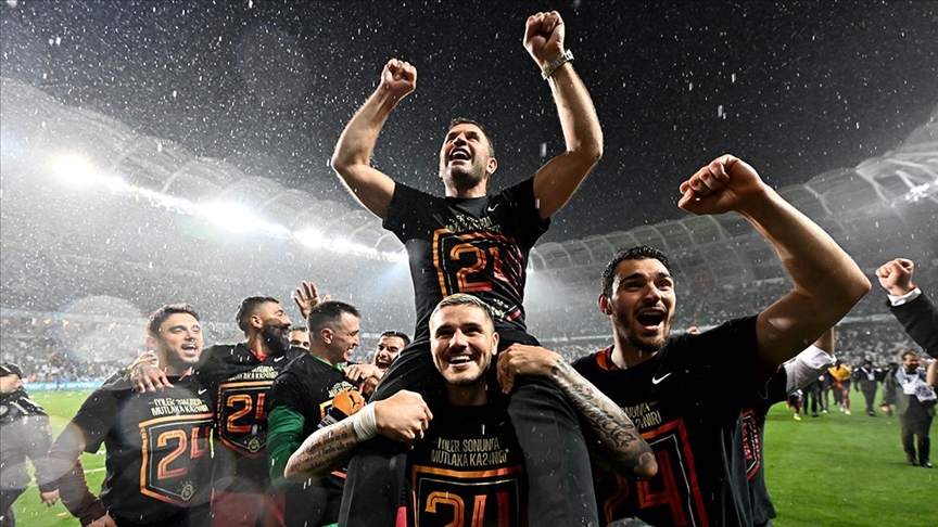 Galatasaray, Süper Lig’de 24. kez şampiyon oldu
