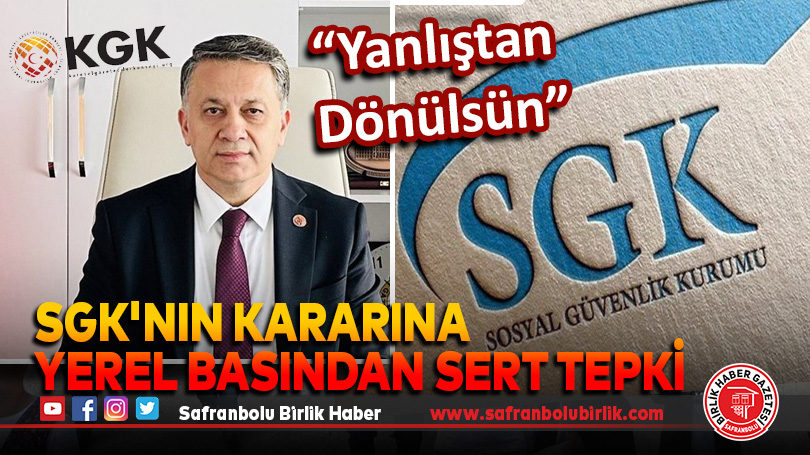 Yerel basına SGK darbesine KGK tepkisi
