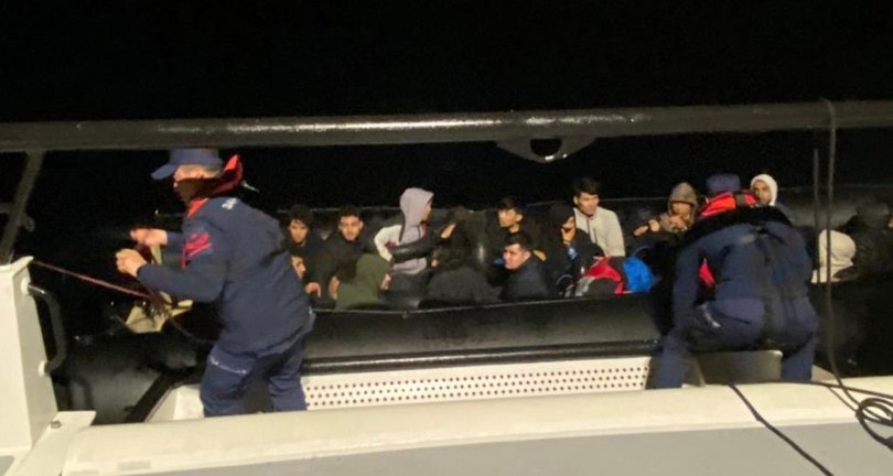 22 düzensiz göçmen yakalandı