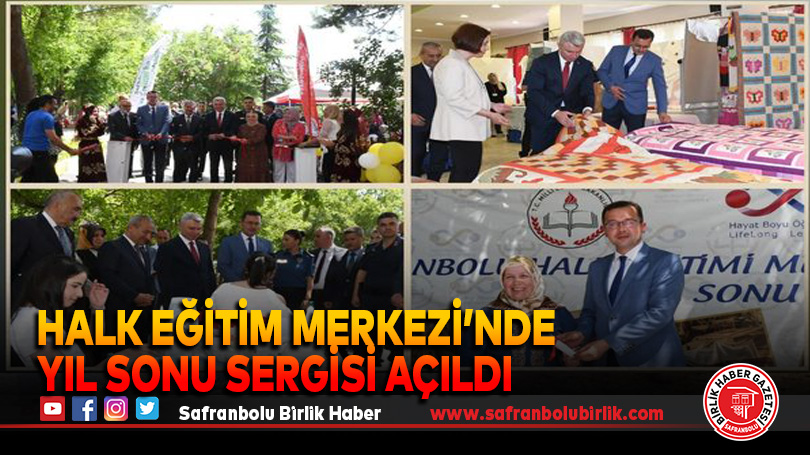 Halk Eğitim Merkezi’nde Yıl Sonu Sergisi Açıldı