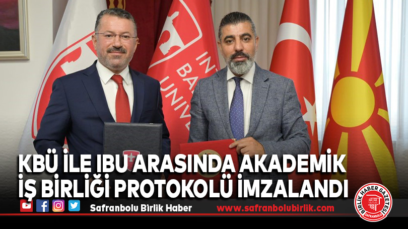 KBÜ ile IBU Arasında Akademik İş Birliği Protokolü İmzalandı