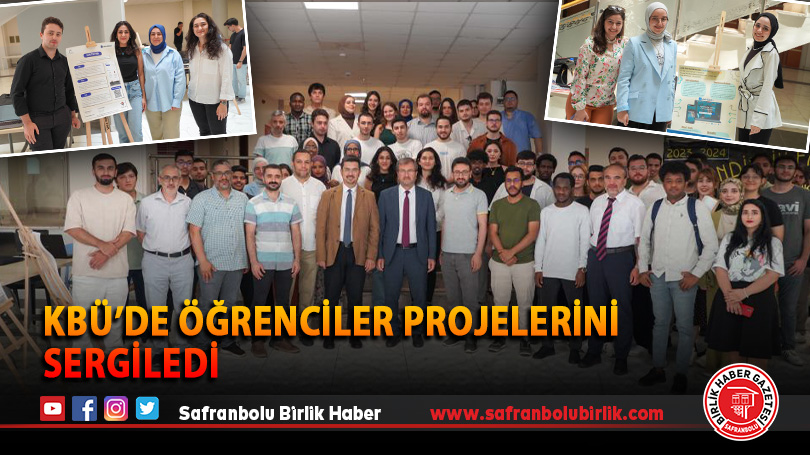 KBÜ’de öğrenciler projelerini sergiledi