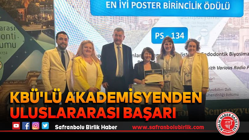 KBÜ’lü Akademisyenden Uluslararası Başarı