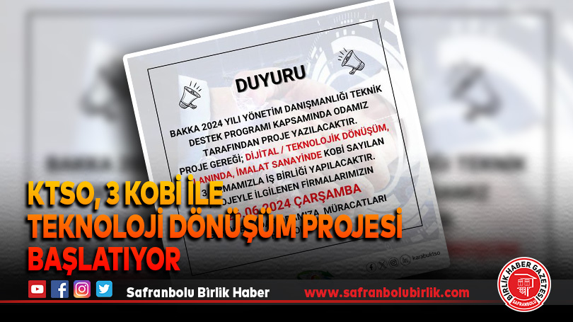 KTSO, 3 KOBİ ile Teknoloji Dönüşüm Projesi Başlatıyor