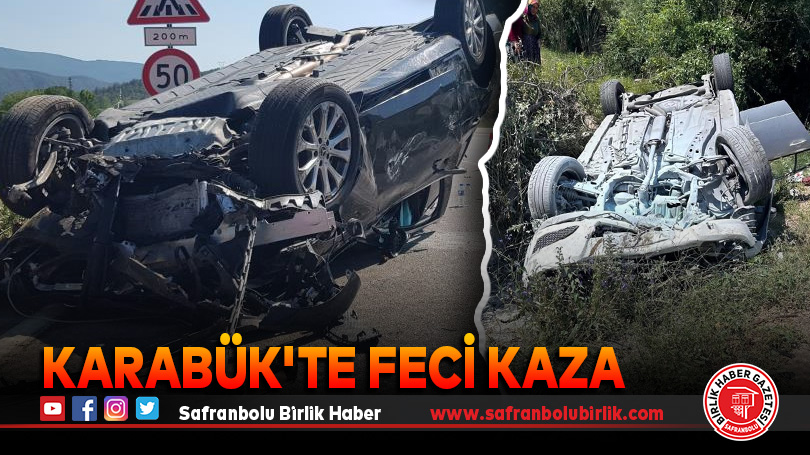 Karabük’te Feci Kaza