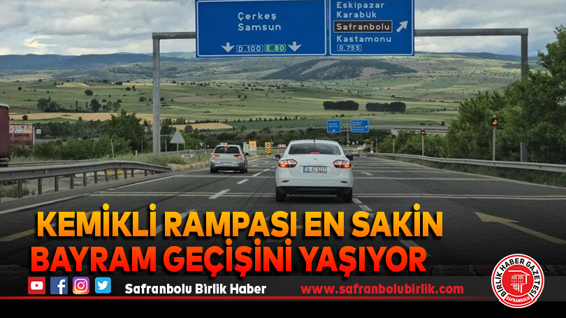 Karadeniz bağlantı noktası en sakin bayram geçişini yaşıyor