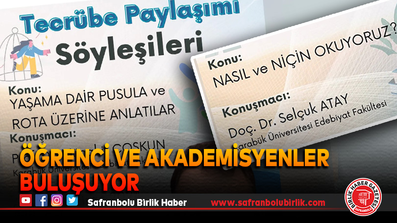 Öğrenci ve Akademisyenler Buluşuyor