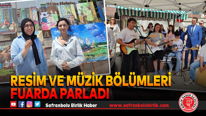 Resim ve Müzik Bölümleri Fuarda Parladı