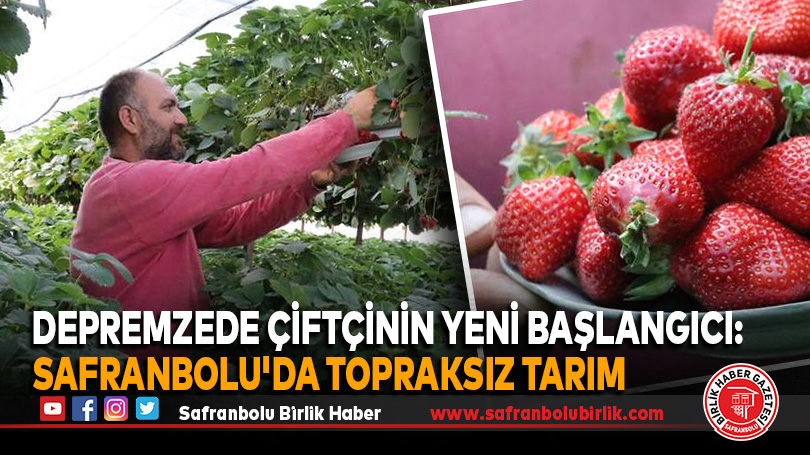 Depremzede Çiftçinin Yeni Başlangıcı: Safranbolu’da Topraksız Tarım