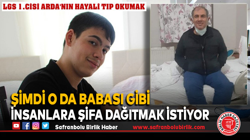 Şimdi o da babası gibi insanlara şifa dağıtmak istiyor