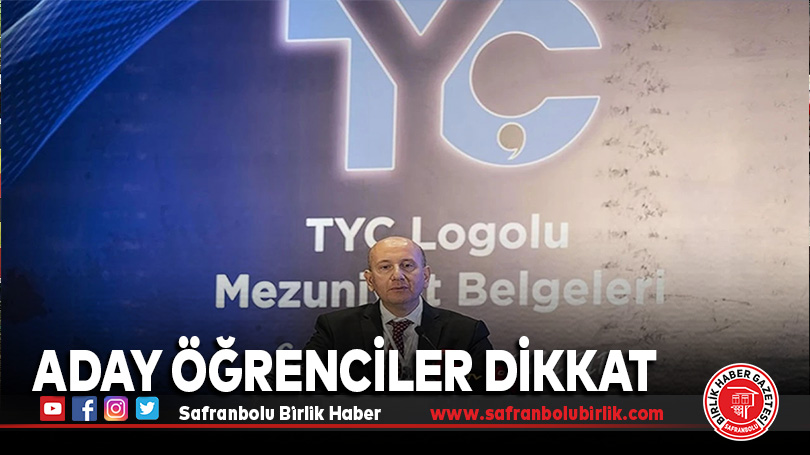 TYÇ logolu diploma sayesinde yurt dışında çalışmak mümkün