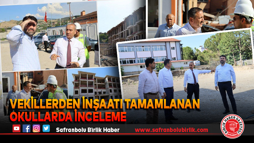 Vekillerden İnşaatı Tamamlanan Okullarda İnceleme