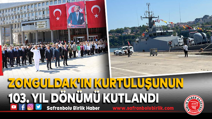 Zonguldak’ın kurtuluşunun 103. yıl dönümü kutlandı