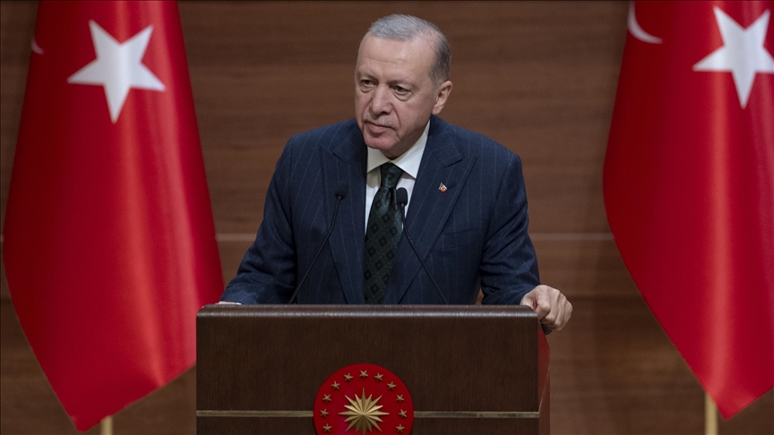 Cumhurbaşkanı Erdoğan: Filistinli kardeşlerimizi savunurken aslında insanlığı savunuyoruz