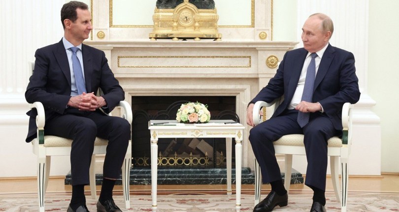 Suriye Devlet Başkanı Beşar Esad, Moskova’da Rusya Devlet Başkanı Putin ile Görüştü