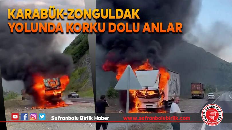 Karabük-Zonguldak Yolunda Korku Dolu Anlar