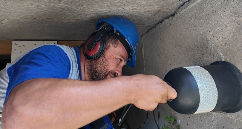 Su kaçağı tespit cihazıyla “hayat” bulundu