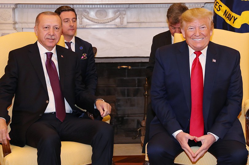 Cumhurbaşkanı Erdoğan, Donald Trump ile görüştü