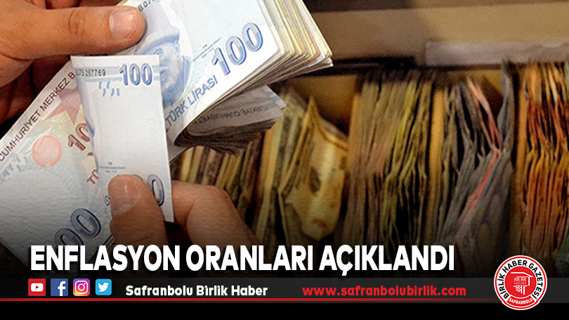 Enflasyon oranları açıklandı
