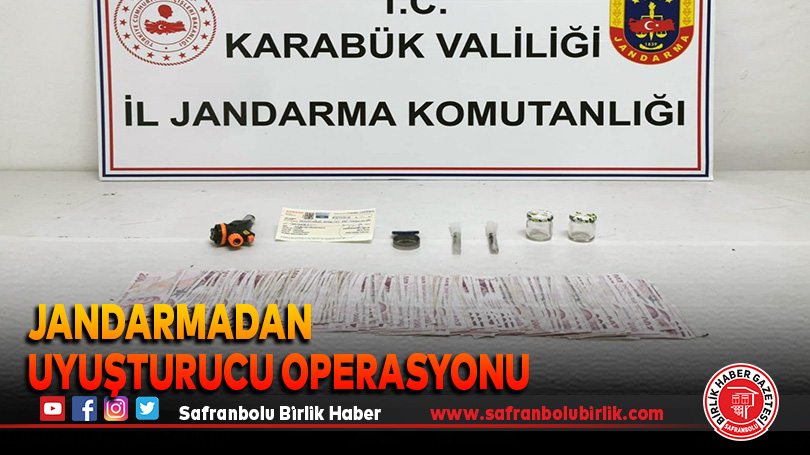 Jandarmadan Uyuşturucu Operasyonu