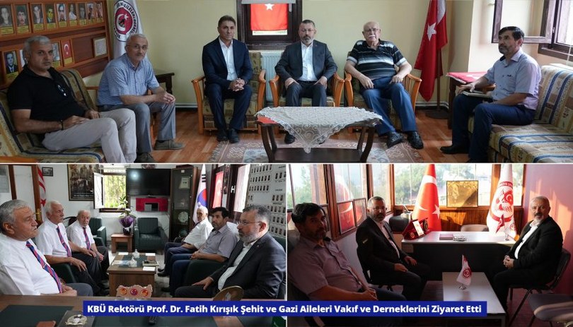 Kırışık, Şehit ve Gazi Aileleri Vakıf ve Derneklerini Ziyaret Etti