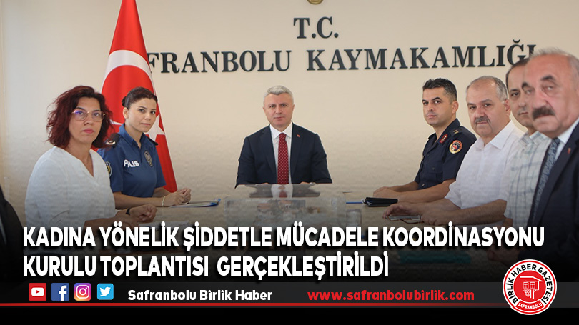 Safranbolu’da Kadına Yönelik Şiddetle Mücadele Toplantısı Yapıldı