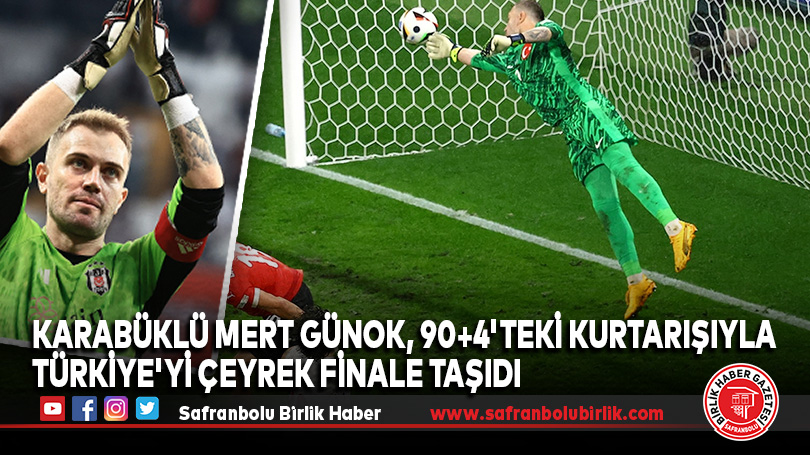 Karabüklü Mert Günok, 90+4’teki Kurtarışıyla Türkiye’yi Çeyrek Finale Taşıdı