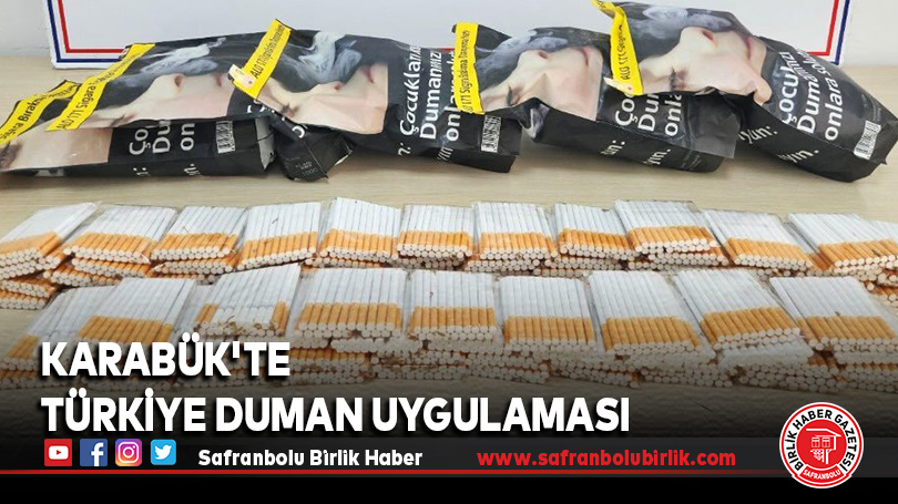 Karabük’te Türkiye Duman Uygulaması