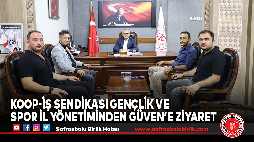 Koop-İş Sendikası Gençlik ve Spor İl Yönetiminden Güven’e Ziyaret