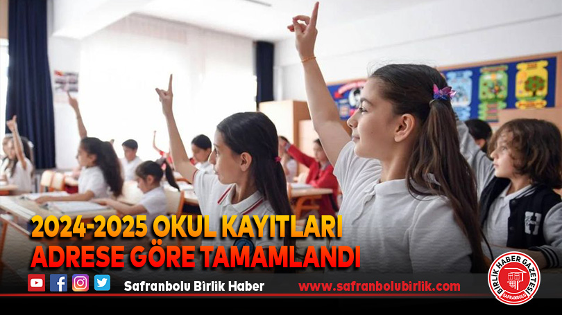2024-2025 Okul Kayıtları Adrese Göre Tamamlandı