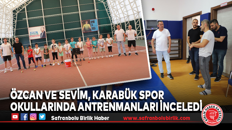 Spor Hizmetleri Müdürü ve Spor Şube Müdürü Spor Okullarında İncelemelerde Bulundu