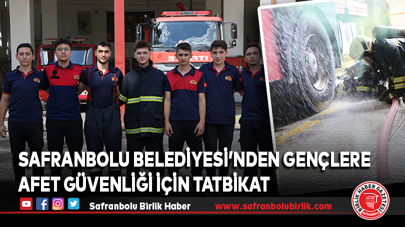 Stajyer İtfaiyecilere Nefes Kesen Eğitim