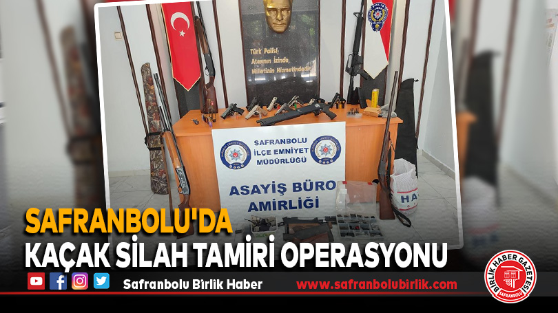 Safranbolu’da Kaçak Silah Tamiri Yapan Şüpheli Yakalandı