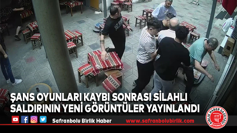 Şans Oyunları Kaybı Sonrası Silahlı Saldırının Yeni Görüntüler Yayınlandı