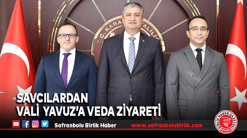 Başsavcı ve Mahkeme Başkanı Vali Yavuz’u Ziyaret Etti
