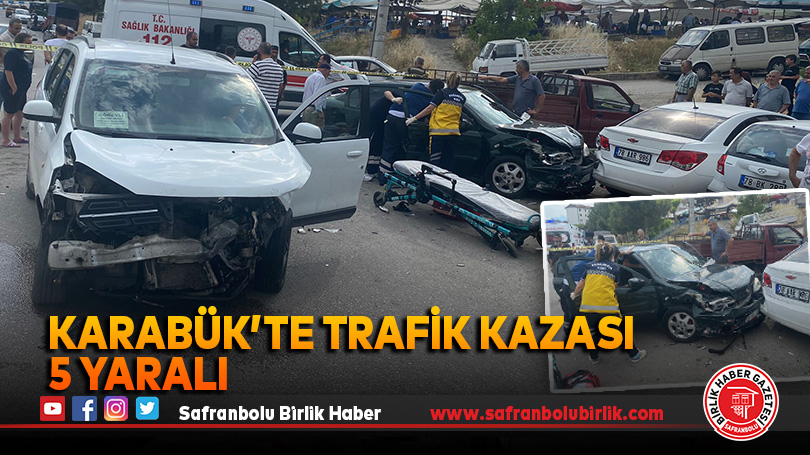 Karabük’te Trafik Kazası: 5 Yaralı