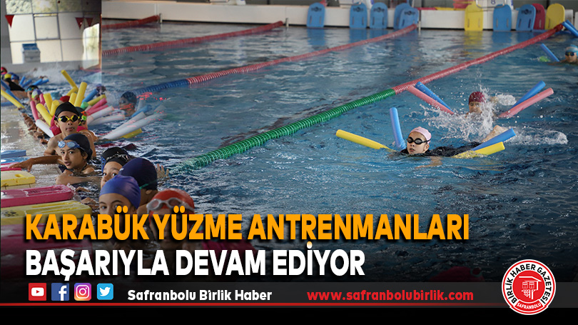 Yüzme Antrenmanları Başarıyla Devam Ediyor