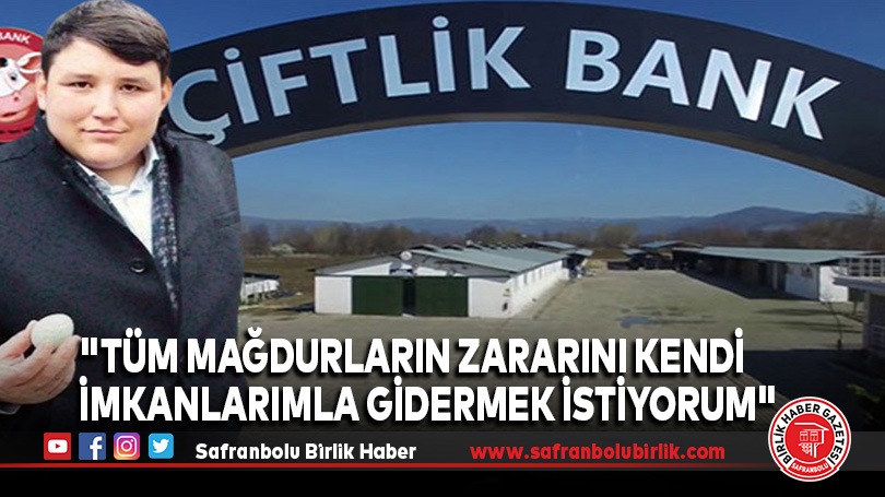 Aydın: “Tüm mağdurların zararını kendi imkanlarımla gidermek istiyorum”
