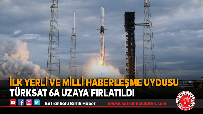 Türkiye’nin ilk yerli ve milli haberleşme uydusu uzay yolculuğuna başladı